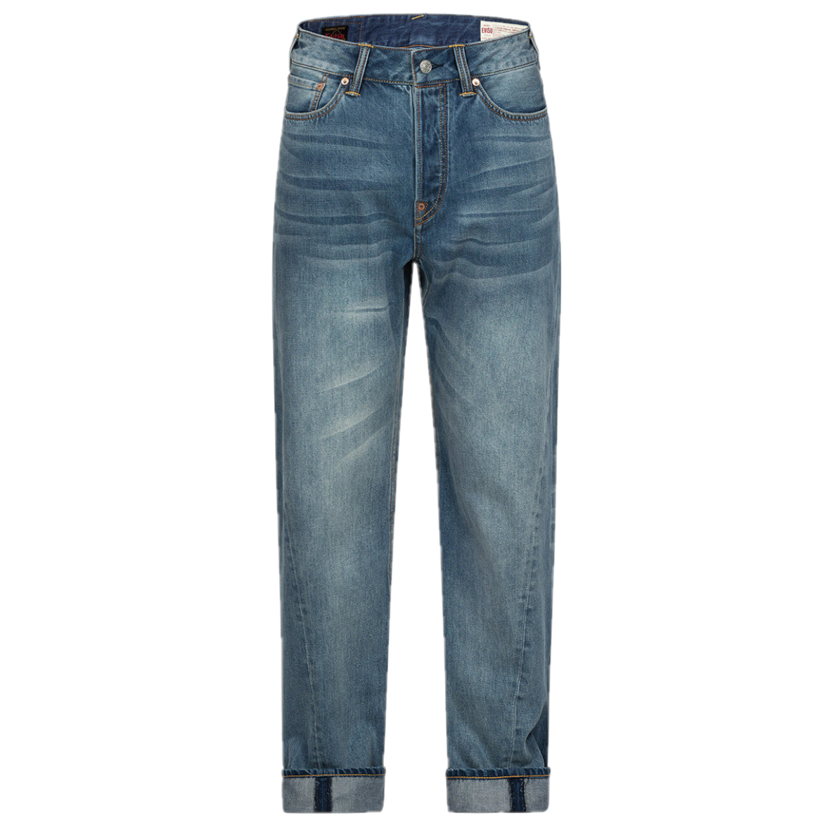 Quan Evisu Playful Godhead Print 'Blue' 2ESHTM4JE10403DDN