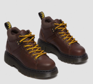 Giay Dr.Martens Woodard Grizzly Leather 'Brown' 31045201
