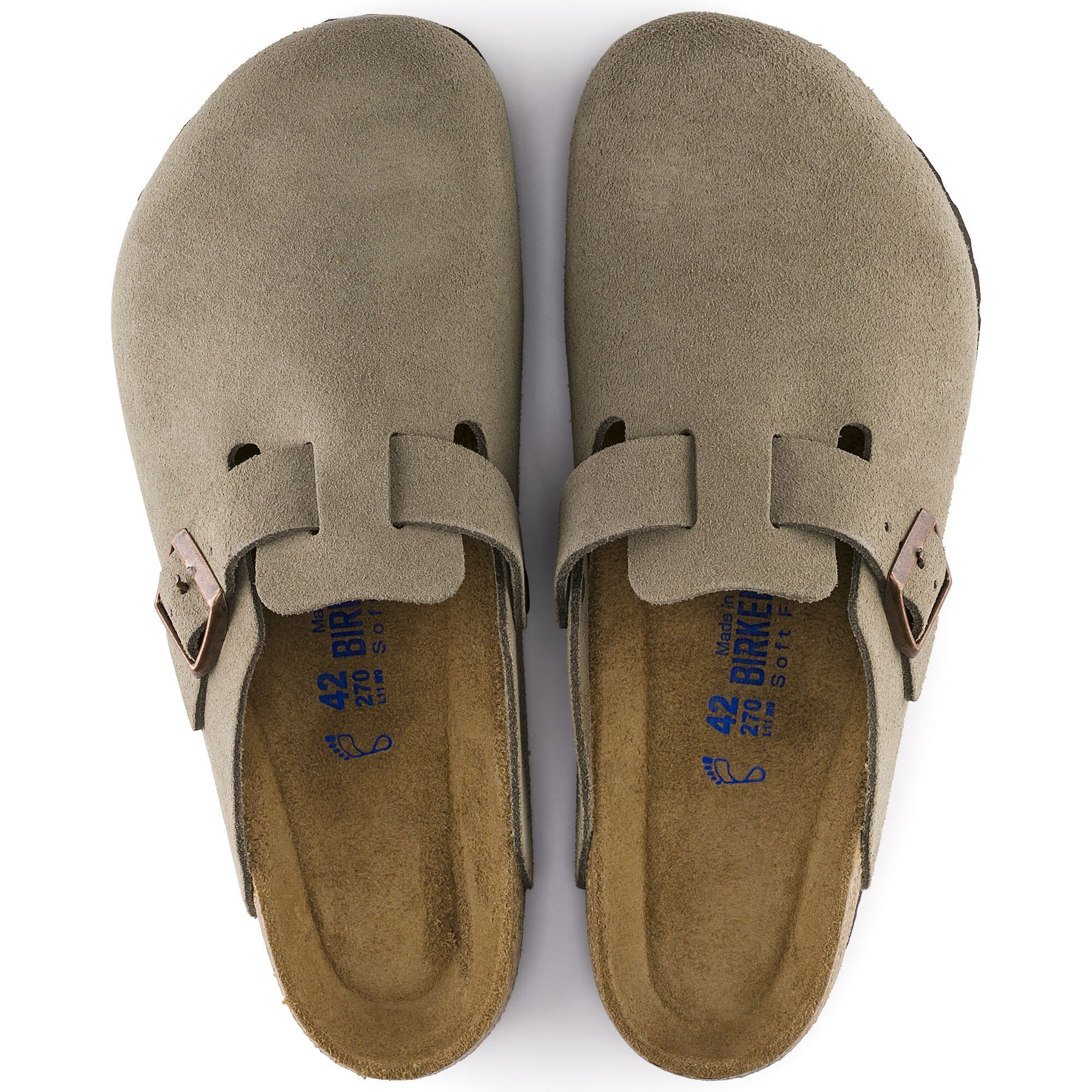 Dep Birkenstock Boston Soft Footbed 'Grey' 560773