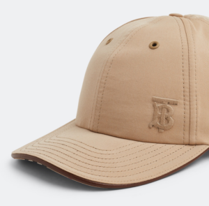 Mu Burberry Monogram Motif Baseball Cap 'Beige Fabric' 8053205