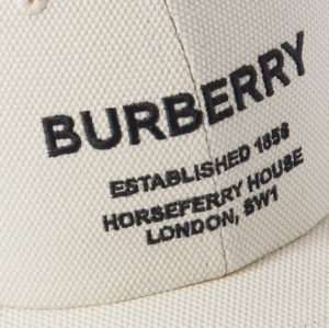 Mu Burberry Women's Horseferry Motif Cotton 'Natural' 80680371