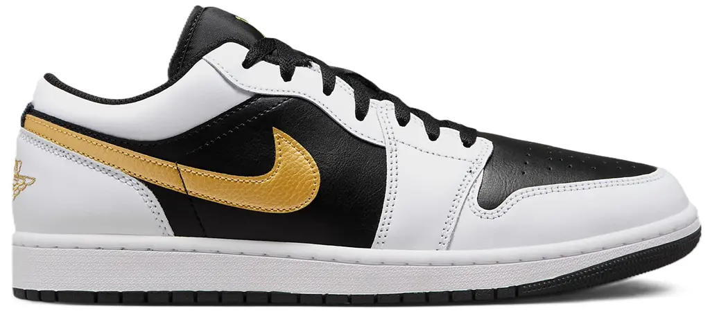 Giay Nike Air Jordan 1 Low 'Gold Swoosh' 553558-172