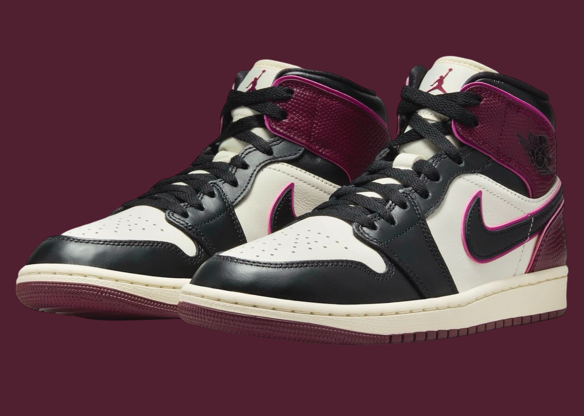 Giay Nike Air Jordan 1 Mid SE 'Bordeaux' FQ7818-101