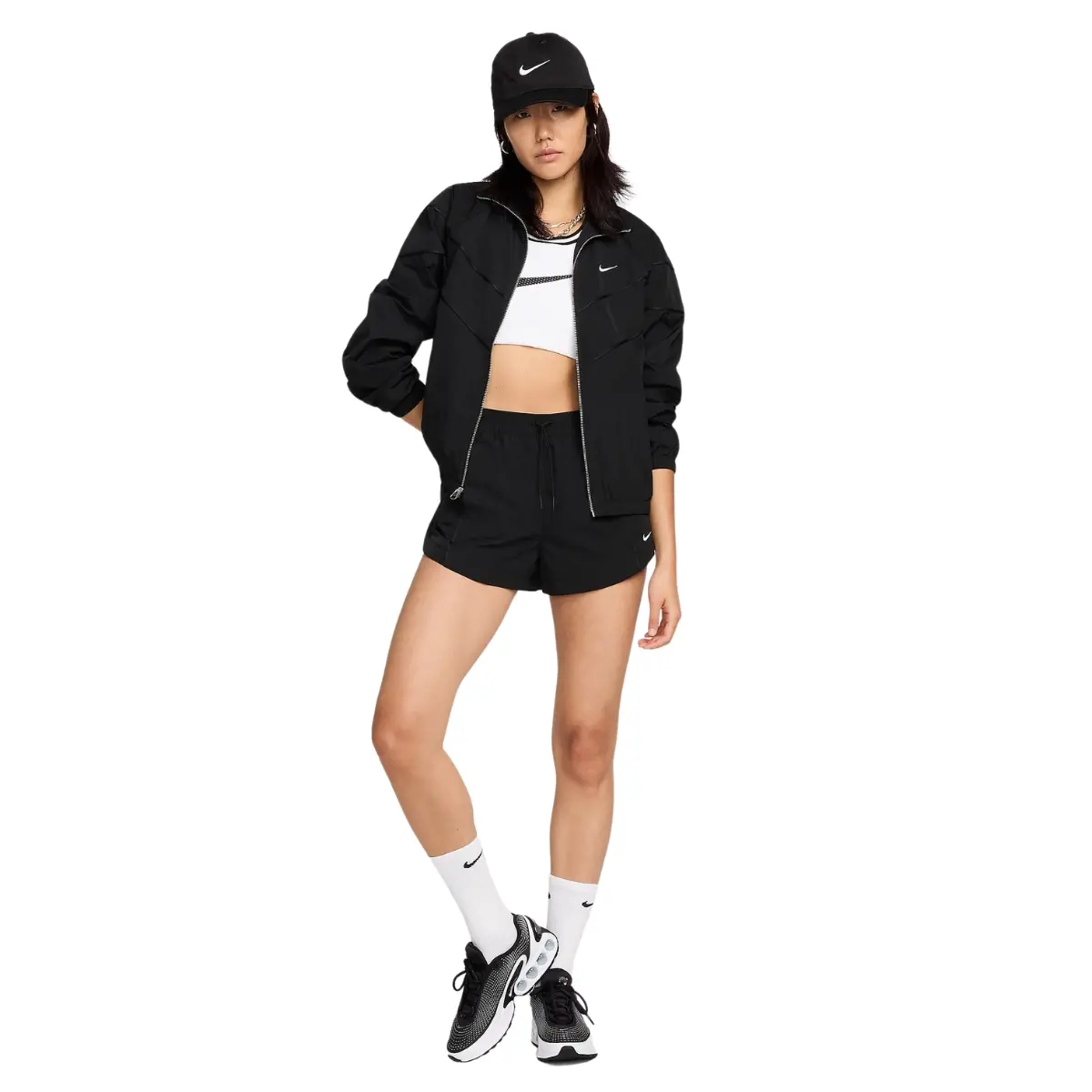 Ao Nike Loose UV Woven Full Zip Jacket 'Black' FV6305-010