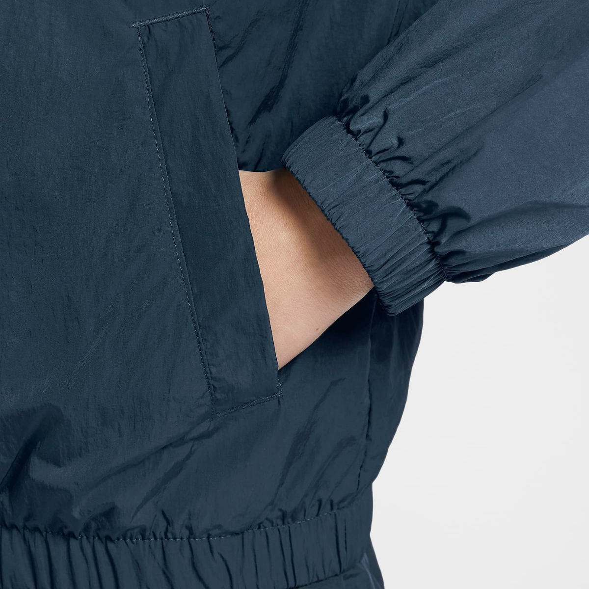 Ao Nike Loose UV Woven Full Zip Jacket 'Navy' FV6305-480