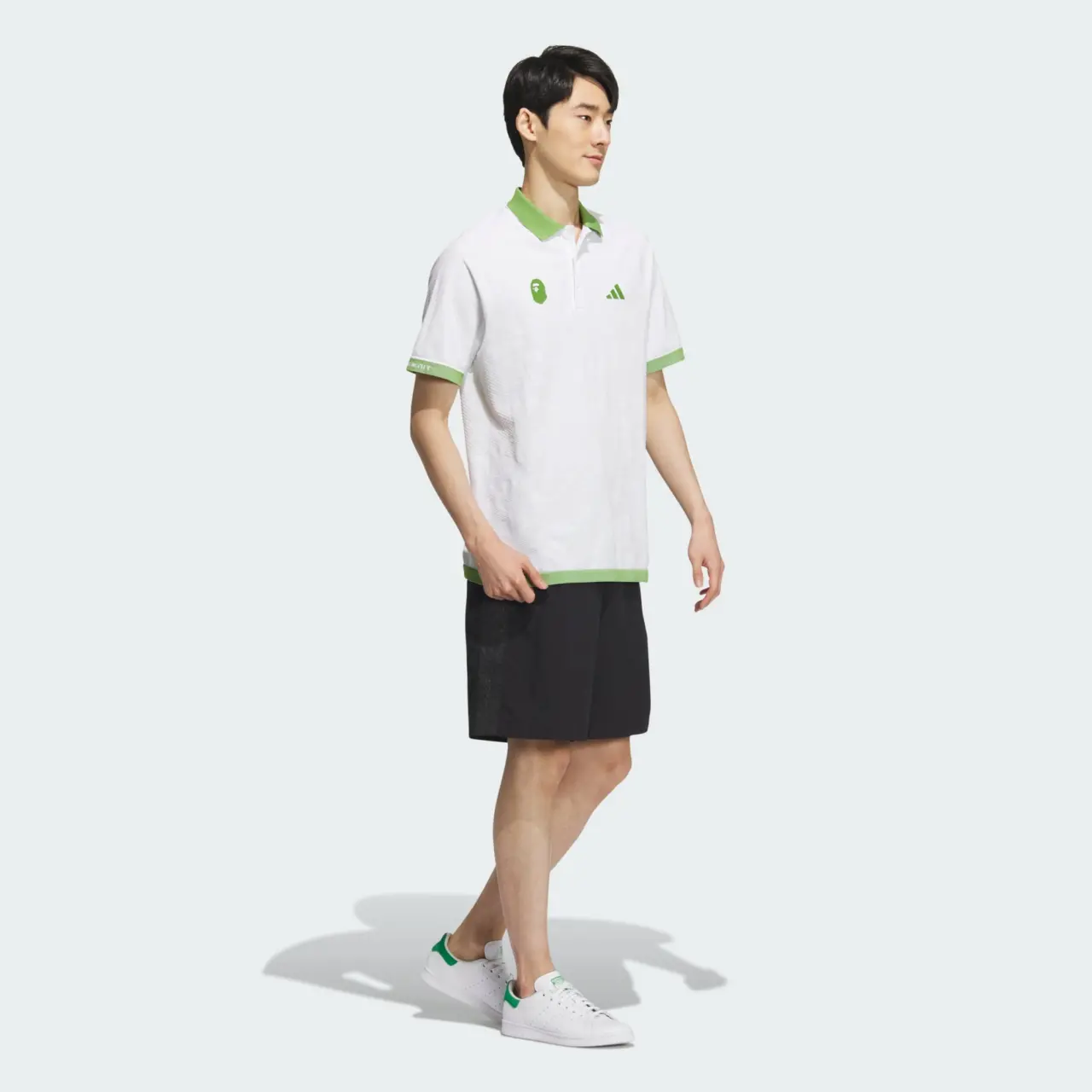 Ao Adidas Golf Relaxed Fit Polo x Bape 'White' IQ3680
