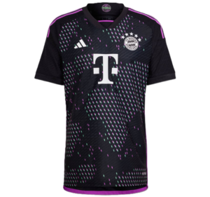 Ao Adidas Fc Bayern 23/24 Away Jersey 'Black Purple' HR6947