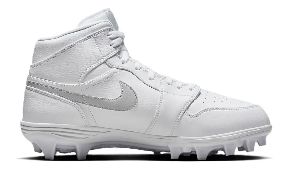 Giay Nike Air Jordan 1 Mid TD Cleat 'White Grey Fog' FJ6805-101