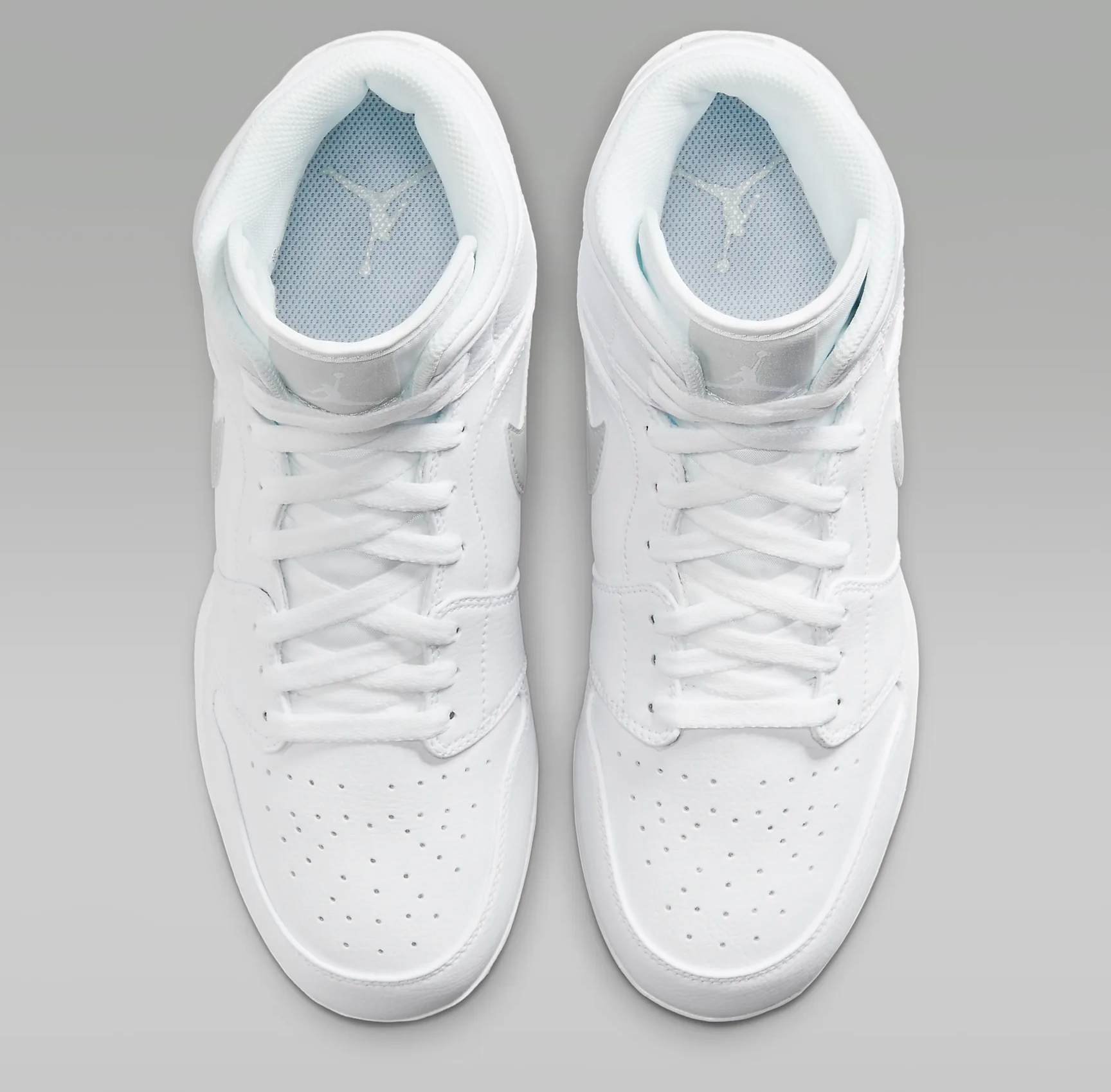 Giay Nike Air Jordan 1 Mid TD Cleat 'White Grey Fog' FJ6805-101