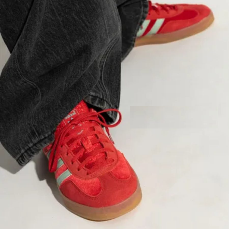 Giay Adidas Gazelle Indoor 'Better Scarlet Green Velvet' IG6786