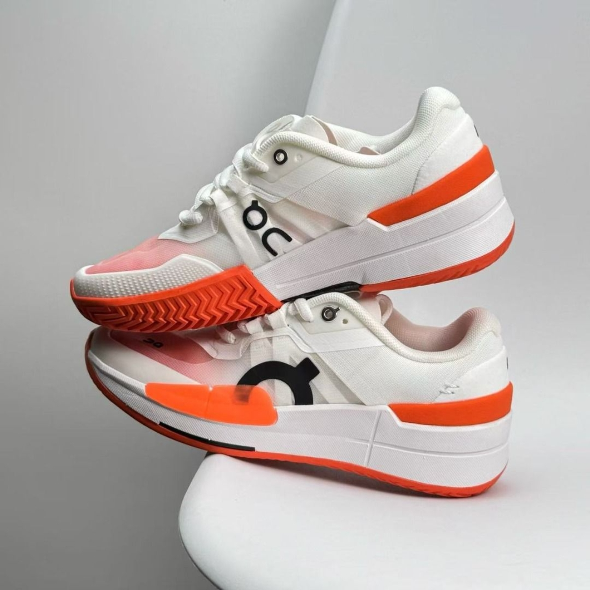 Giày On The Roger Pro 2 Clay 'White Flame' 3WE10330256 - Ảnh 3