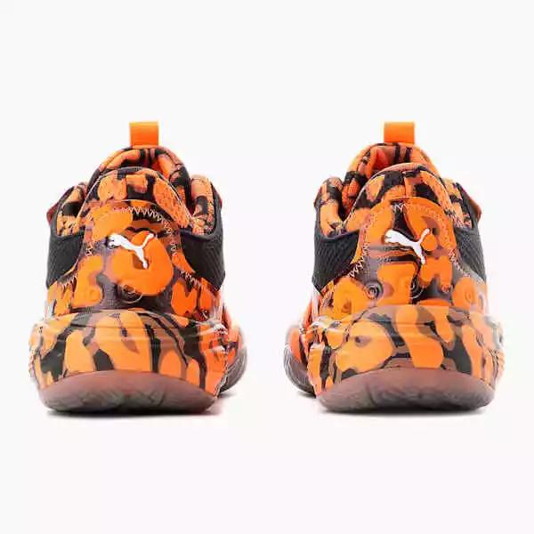 Giay Puma Court Rider x June Ambrose 'Orange' 376009-01