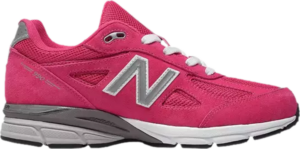 Giay New Balance 990v4 Kid 'Pink Silver' KJ990PEG