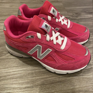 Giay New Balance 990v4 Kid 'Pink Silver' KJ990PEG