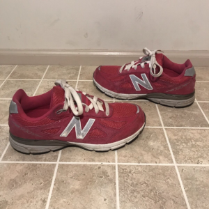 Giay New Balance 990v4 Kid 'Pink Silver' KJ990PEG