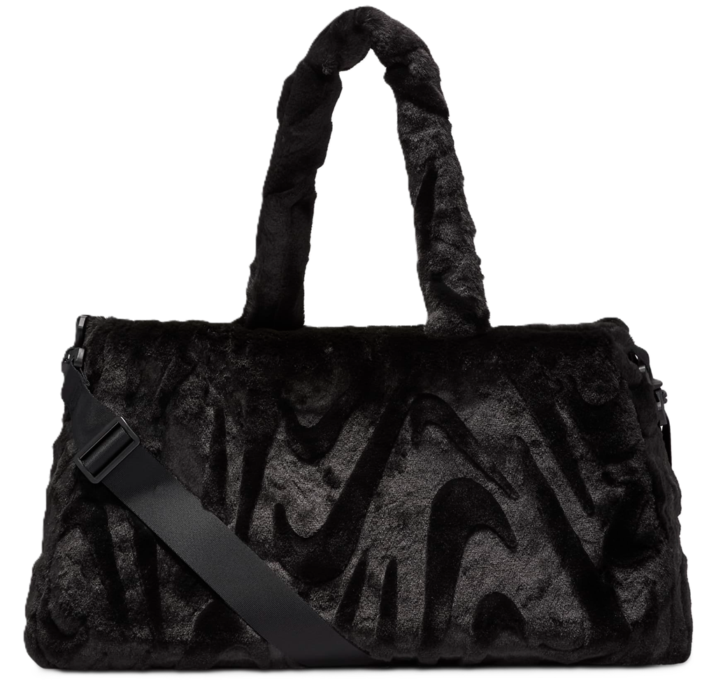 Tui Nike Sportswear Faux Fur Tote 'Black' FZ1323-010