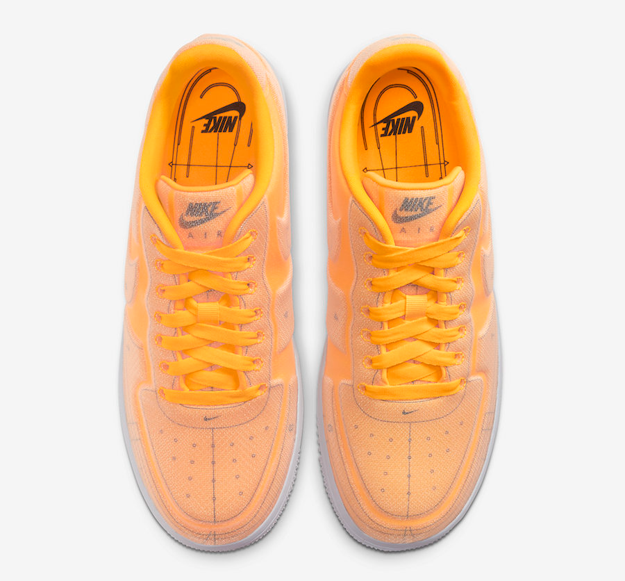 Giay Nike Air Force 1 Low '07 LX 'Blueprint Laser Orange' CI3445-800