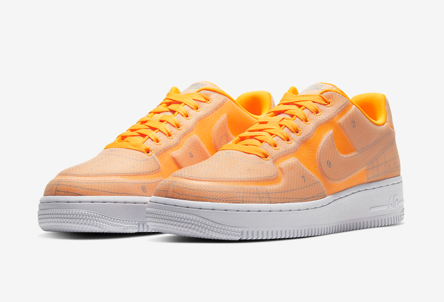 Giay Nike Air Force 1 Low '07 LX 'Blueprint Laser Orange' CI3445-800