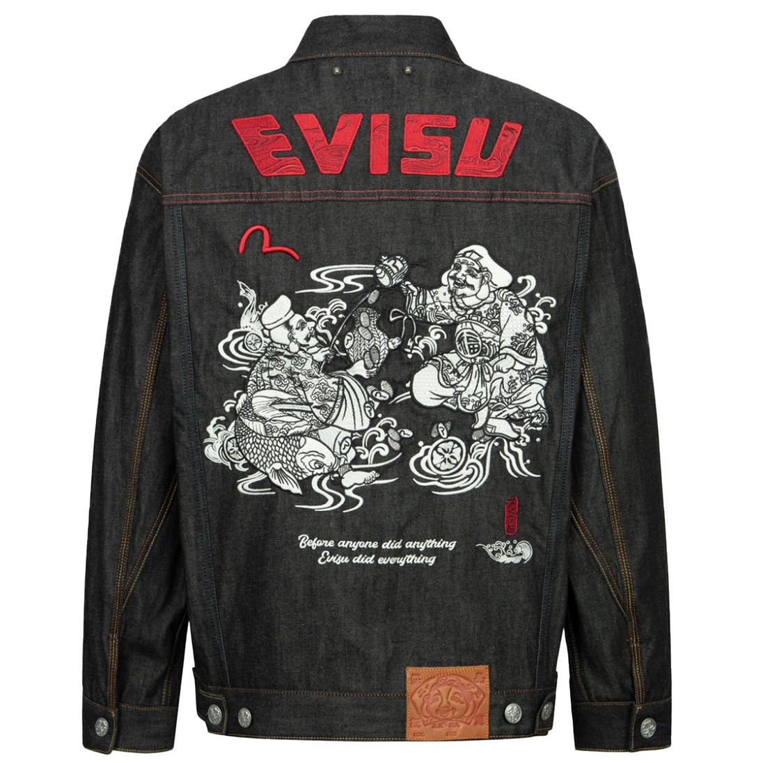 Ao Evisu Two Gods Embroidered 'Navy' 2EAHTM3DJ7001LFCS