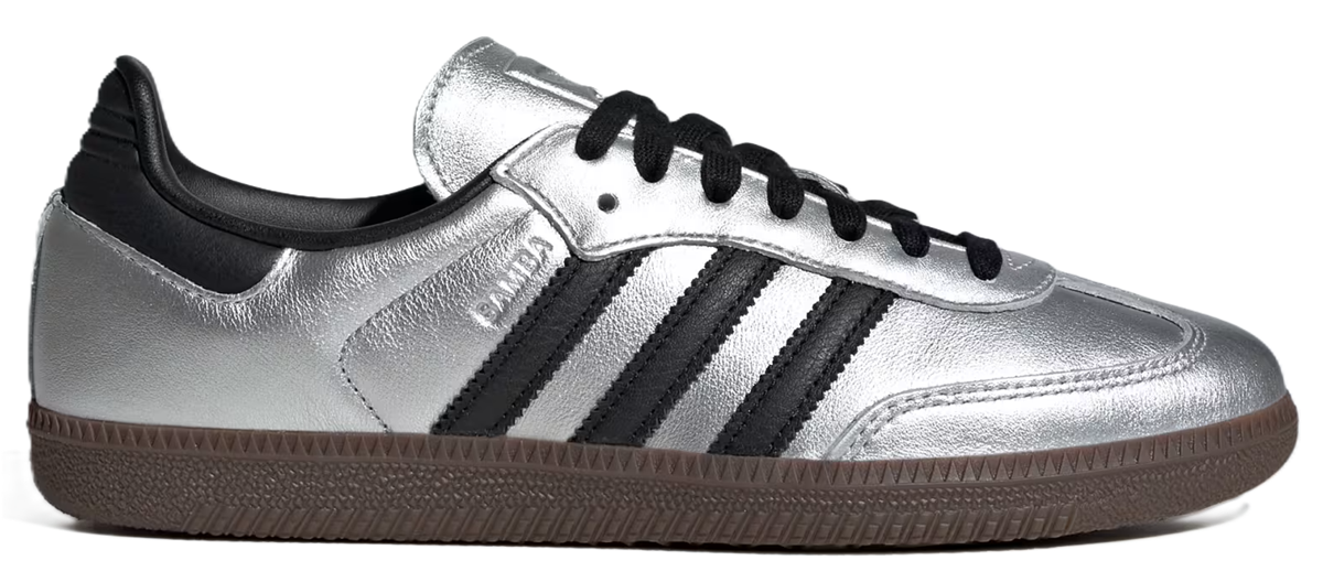Giày Adidas Samba 'Silver Metallic Black Gum' JI4218