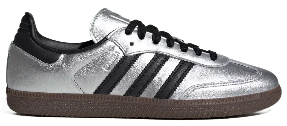 Giày Adidas Samba 'Silver Metallic Black Gum' JI4218
