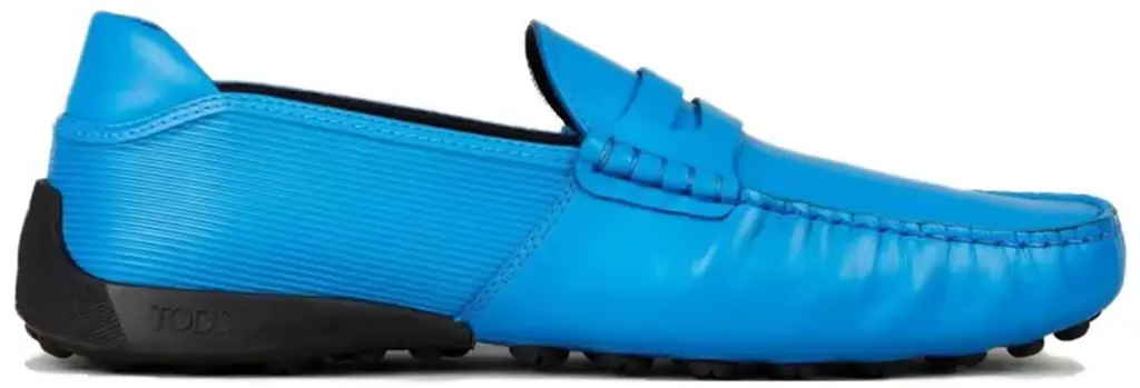 Giay Tods Loafers In Leather 'Blue' Y5U86K0HL90BR0U423