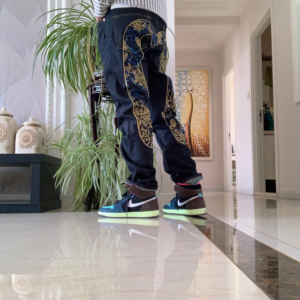 Quan Evisu Gundam Jeans 'Navy' 2EAGUM0JE91017