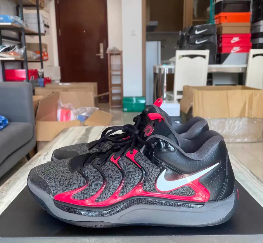 Giay Nike KD17 EP 'Black University Red' FJ9488-001