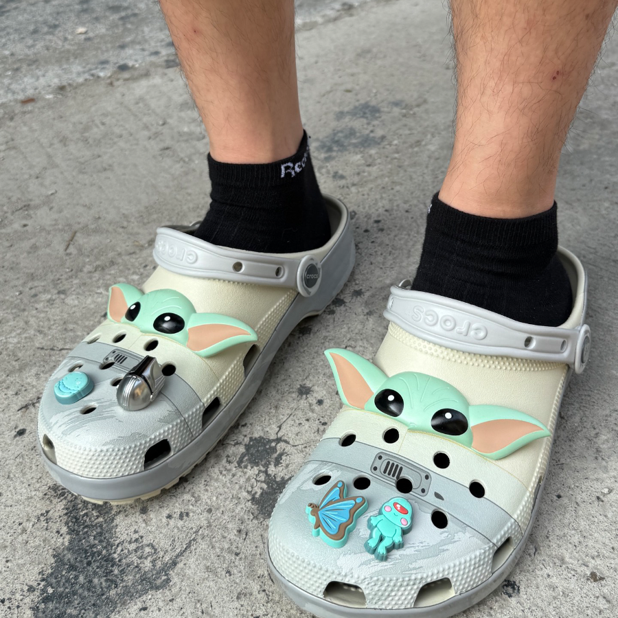 Alternative view of Dép Crocs Star Wars Grogu 'Cream' 209482-2Y2