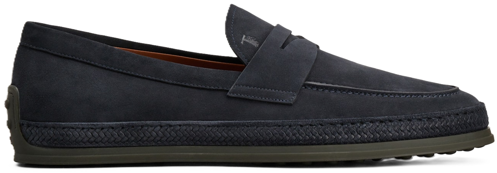 Giay Tods Loafers In Suede 'Blue' XXM07L0FQ80TIQU805