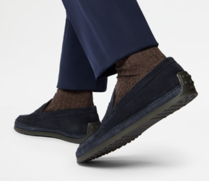 Giay Tods Loafers In Suede 'Blue' XXM07L0FQ80TIQU805