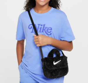 Tui Nike Older Faux Fur Crossbody Bag 'Black' FZ1329-010