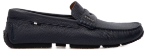 Giay Bally Pavel Leather Loafers 'Navy' 6234458