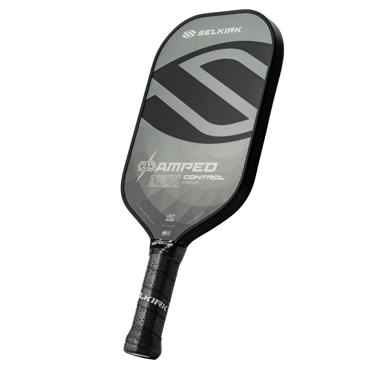 Vot Pickleball Selkirk AMPED Control Invikta 'Gray'
