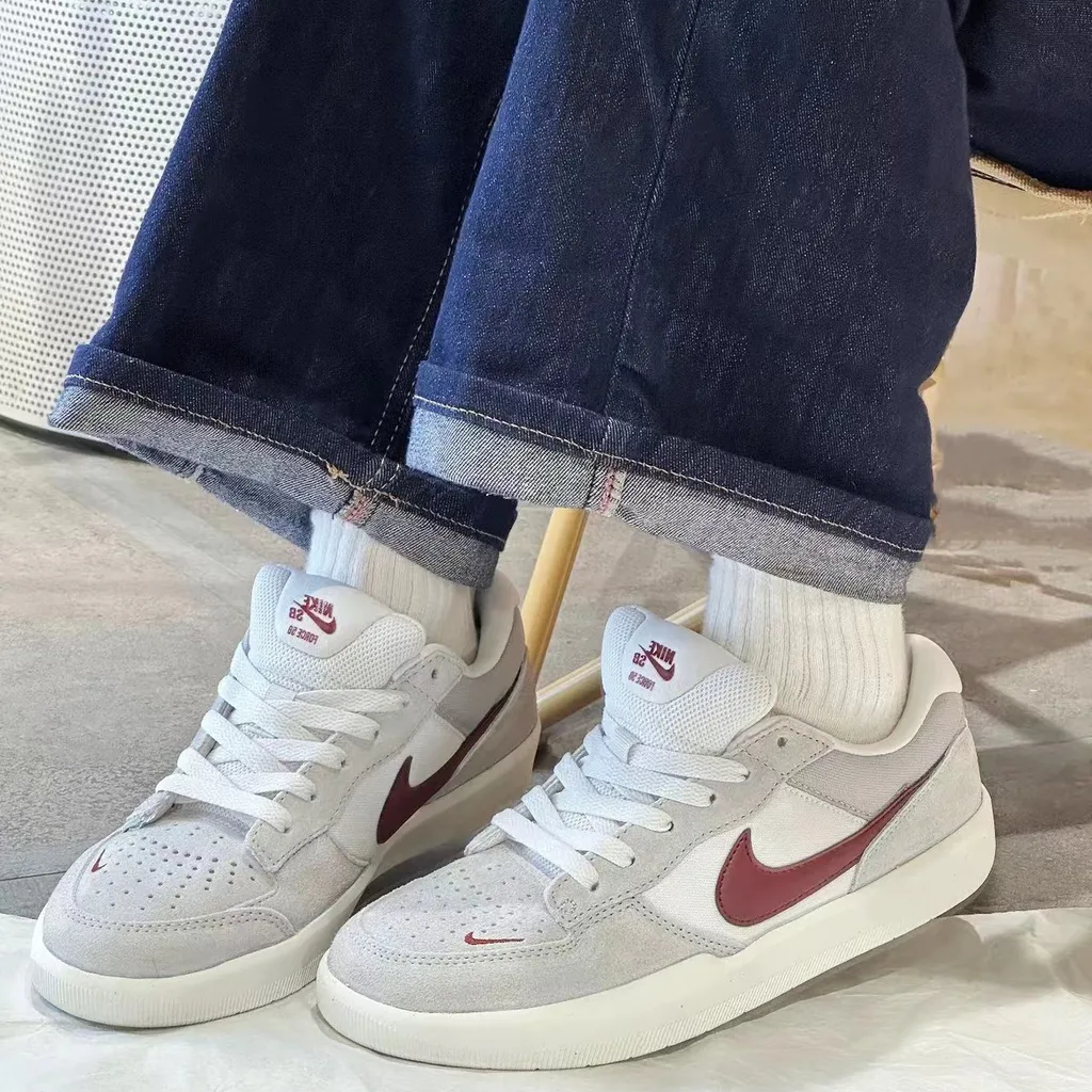 Giay Nike SB Force 58 'Light Smoke Burgundy' FQ7637-001