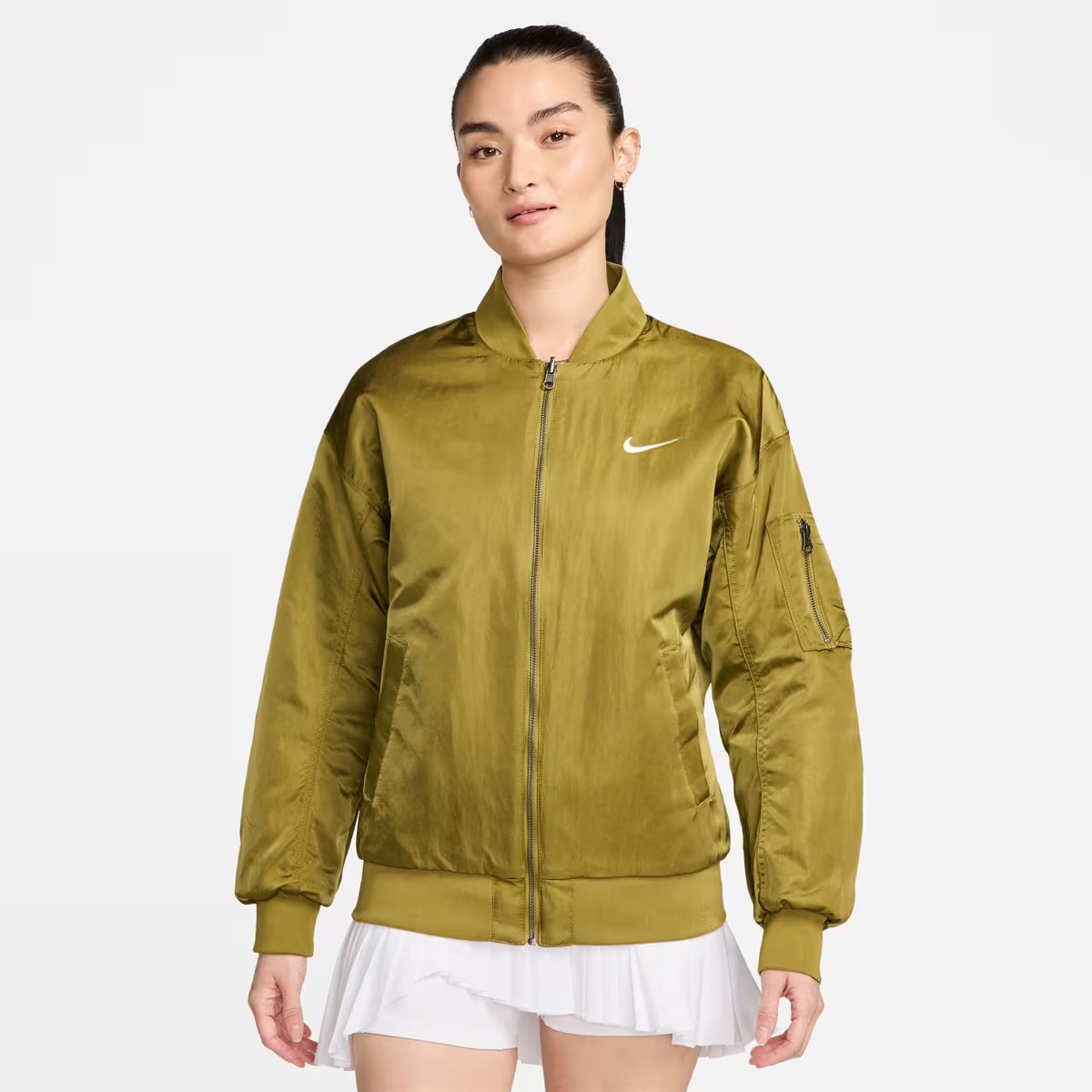 Ao Nike As W NSW VRSTY BMBR JKT 'Pacific Moss' DV7877-307