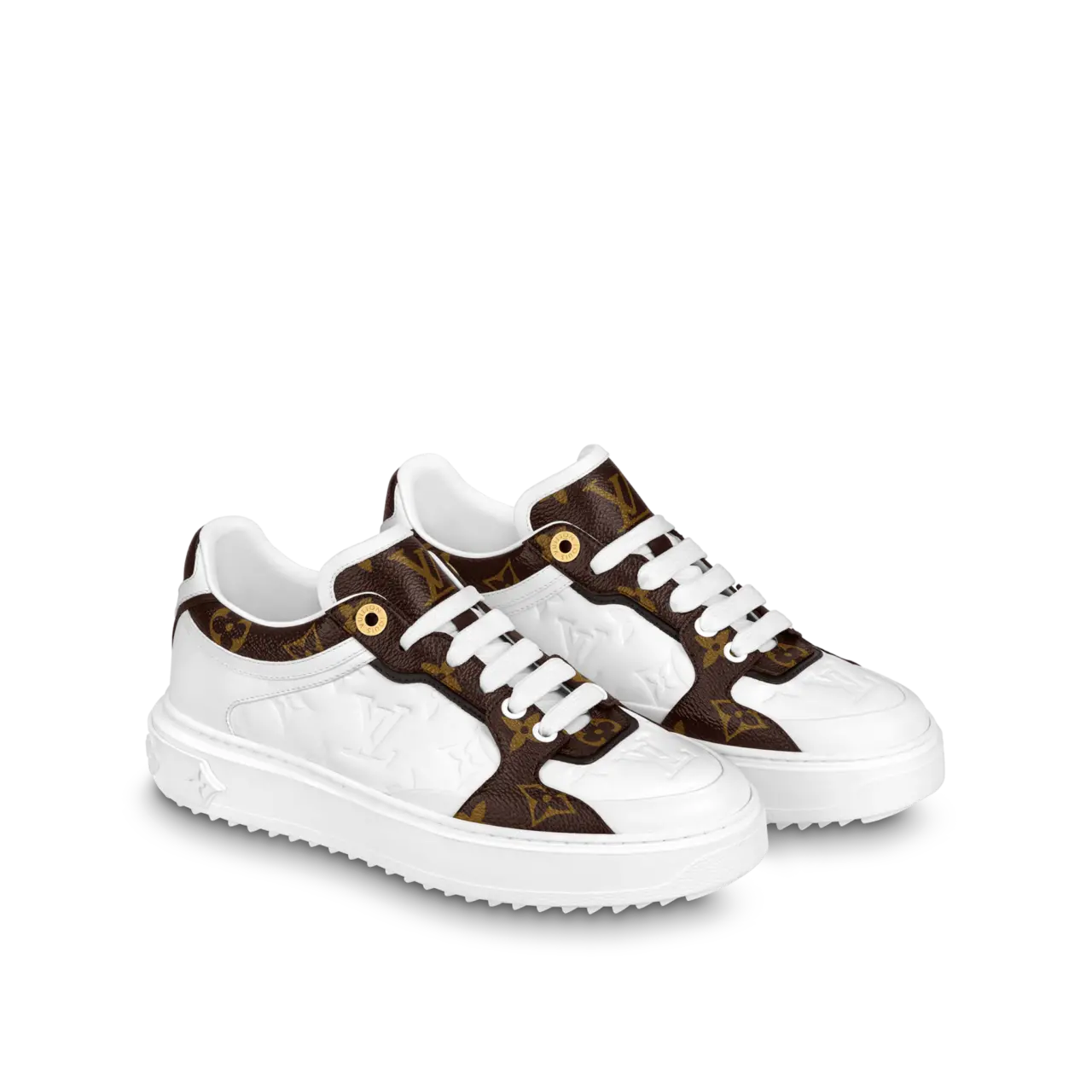 Giay Louis Vuitton Time Out Trainers 'White' 1AAWFP