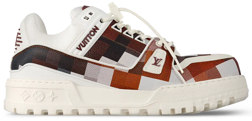 Giay Louis Vuitton LV Trainer Maxi 'Marron' 1AD7TF