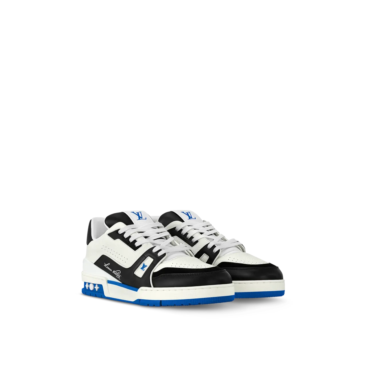 Giay Louis Vuitton LV Trainer 'White Blue' 1ADDYZ