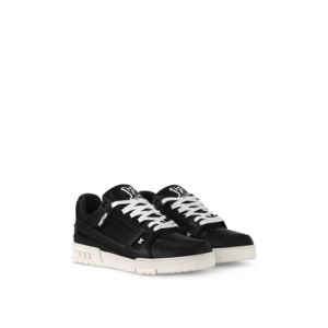 Giay Louis Vuitton LV Trainer Sneaker 'Black' 1AD9W2