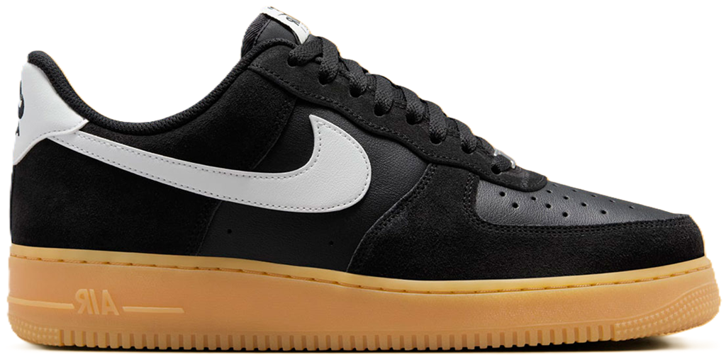 Giay Nike Air Force 1 Low 'Black Suede Gum' FQ8714-004