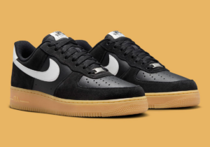 Giay Nike Air Force 1 Low 'Black Suede Gum' FQ8714-004