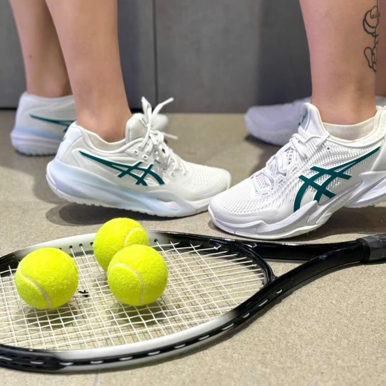 Giày Asics Court FF 3 Novak 'White' 1041A361-100 - Ảnh 3