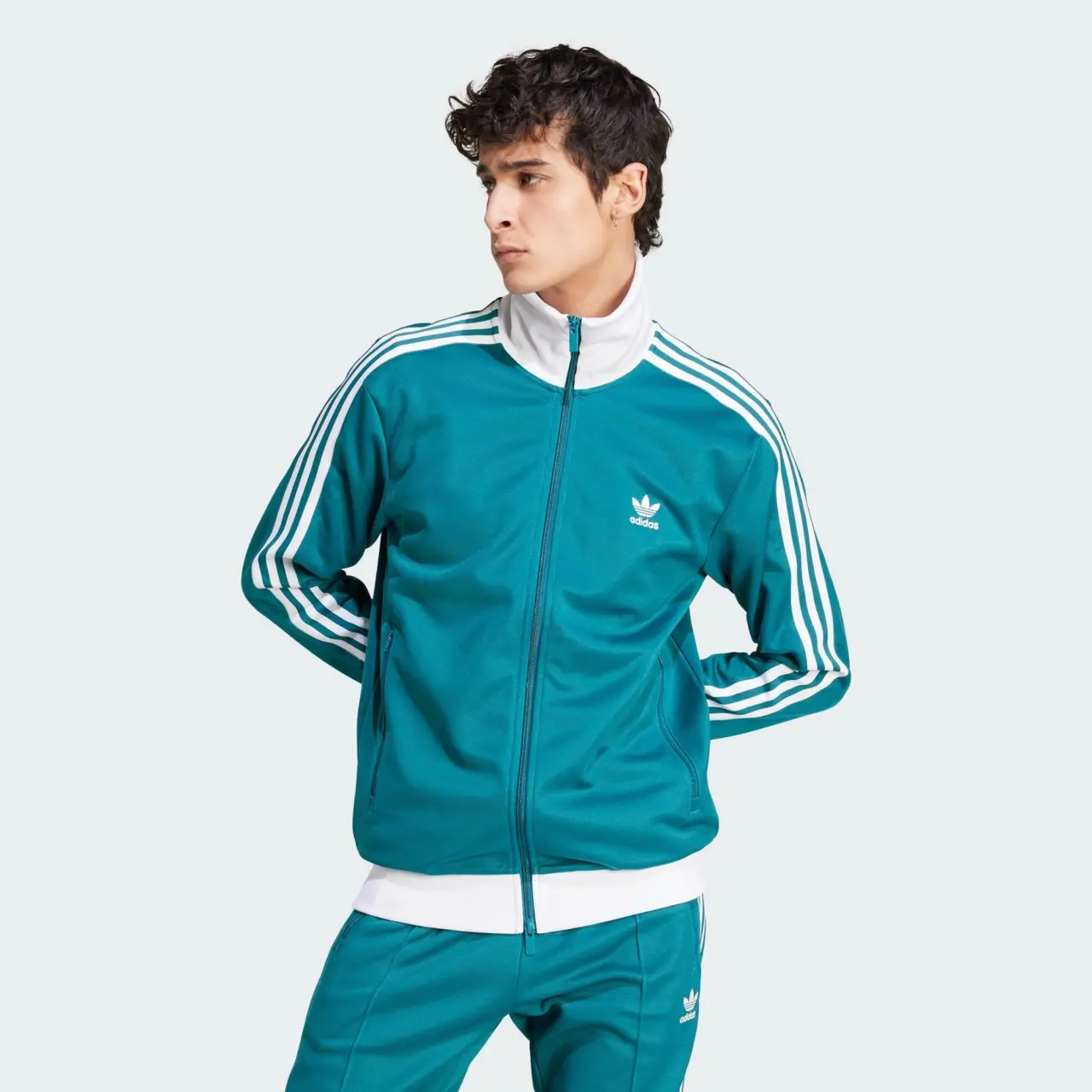 Ao Adidas Adicolor Classics Beckenbauer 'Blue' IY9878