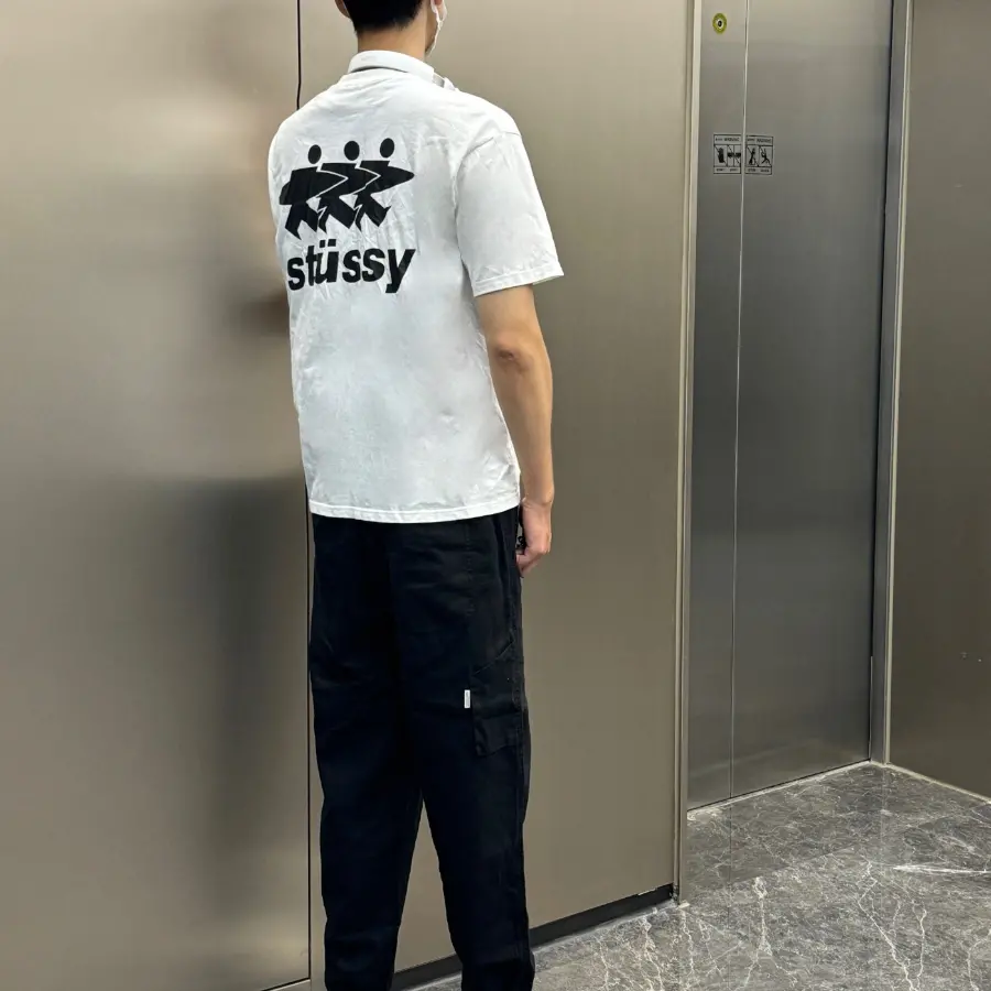Ao Stussy Surfwalk Pig Dyed Tee 'White' 1905063