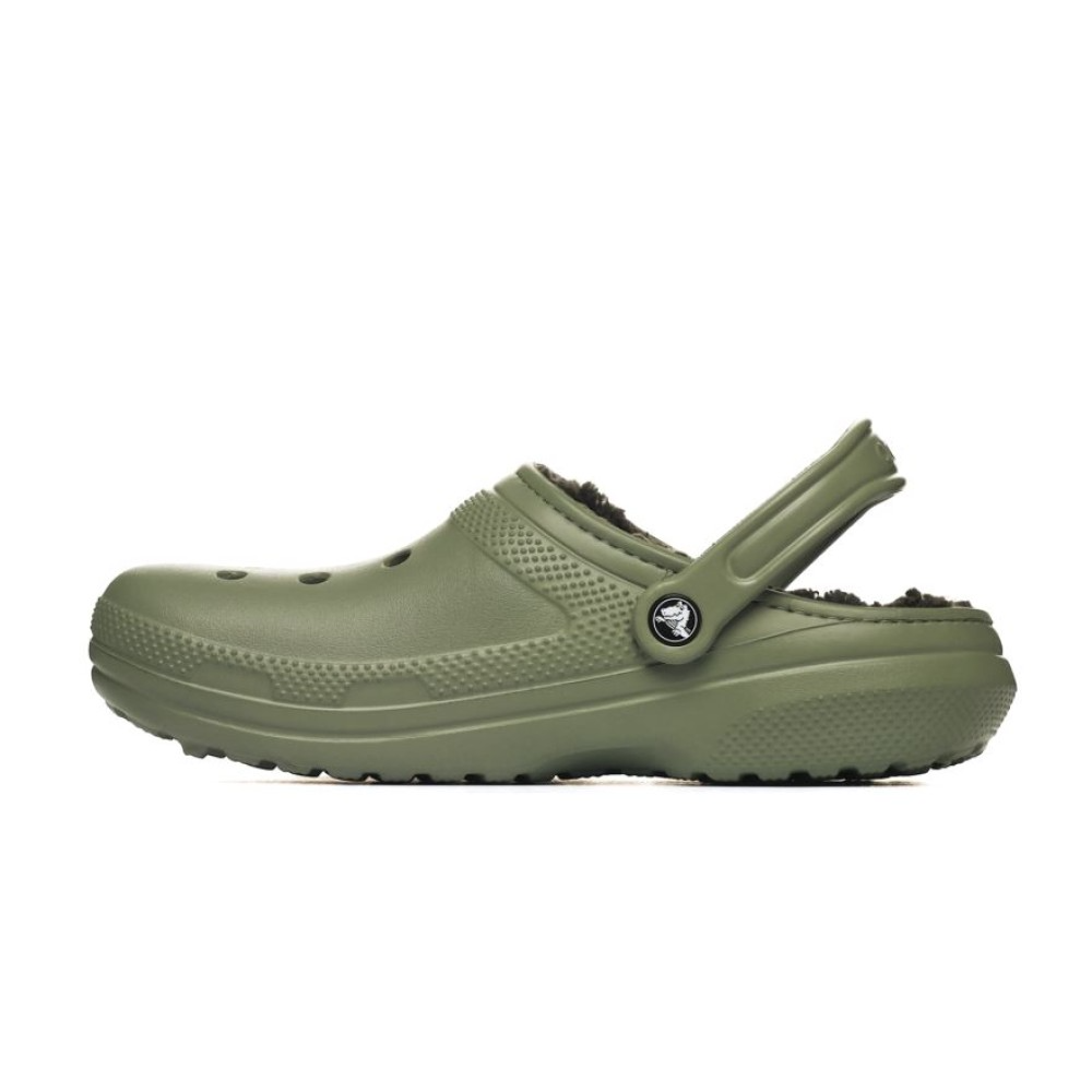 Dep Crocs Classic Lined Clog 'Moss' 203591-3WP