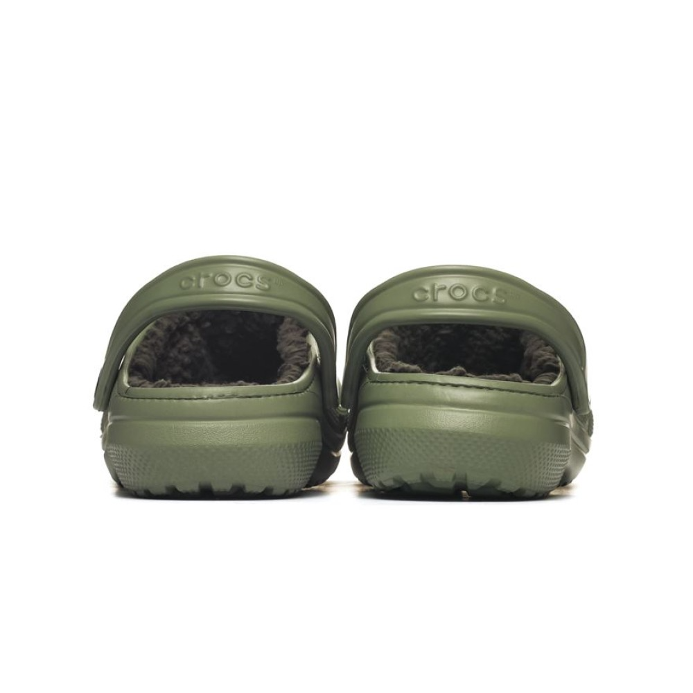 Dep Crocs Classic Lined Clog 'Moss' 203591-3WP