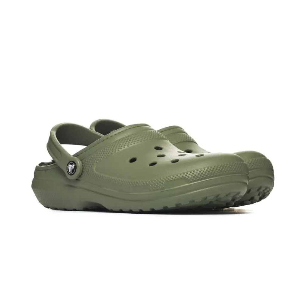 Dep Crocs Classic Lined Clog 'Moss' 203591-3WP