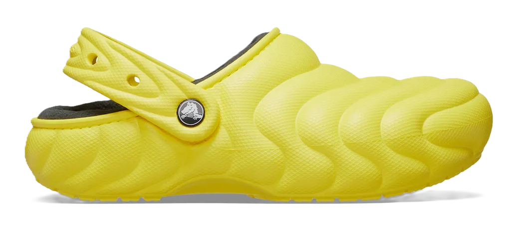 Dep Crocs Classic Lined Overpuff Clog 'Cyber Yellow' 210059-77J