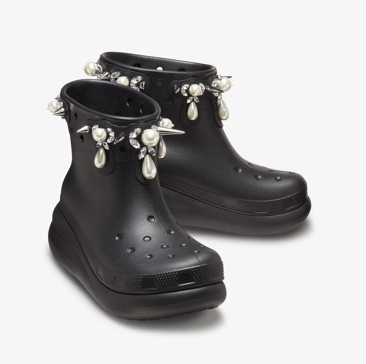 Dep Crocs Crush Boot x Simone Rocha 'Black' 210143-001